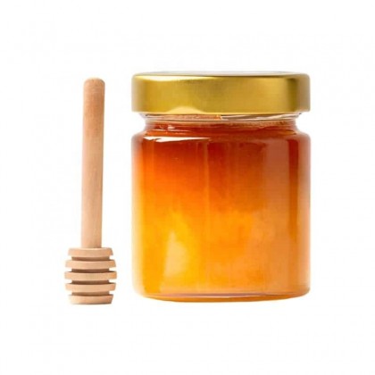 Stock Glass Ergo Jar Honey Jar Glass Jam Jars With Black Deep Twist Off Caps 106ML 212ML 314ML 500ML