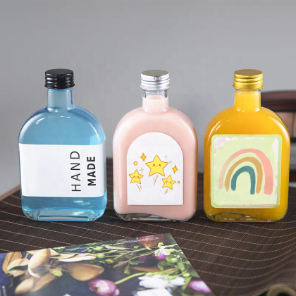 Good Quality 100ml 200ml Glass Juice Bottle Cold Brew Coffee Glass Bottle Beer Bottle