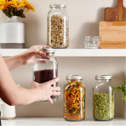 High Quality Canning Jar 4oz 8oz 12oz 16oz 25oz 32oz Glass Mason Jar lower  price