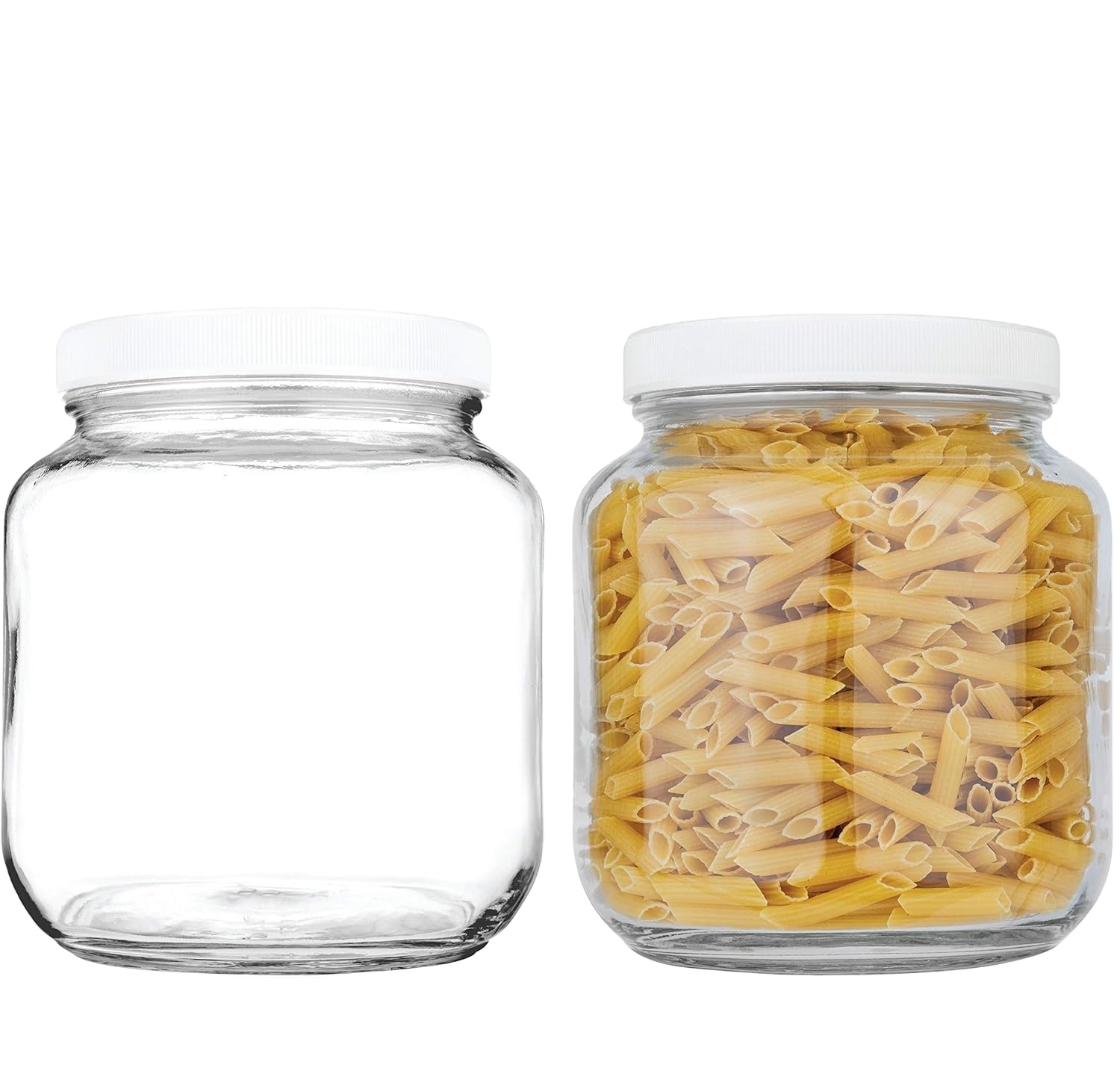 Hot Sale Recyclable Wide Mouth Gallon Mason Glass Jar With Airtight Foam Lined Plastic Lid for Fermenting Kombucha Kefir
