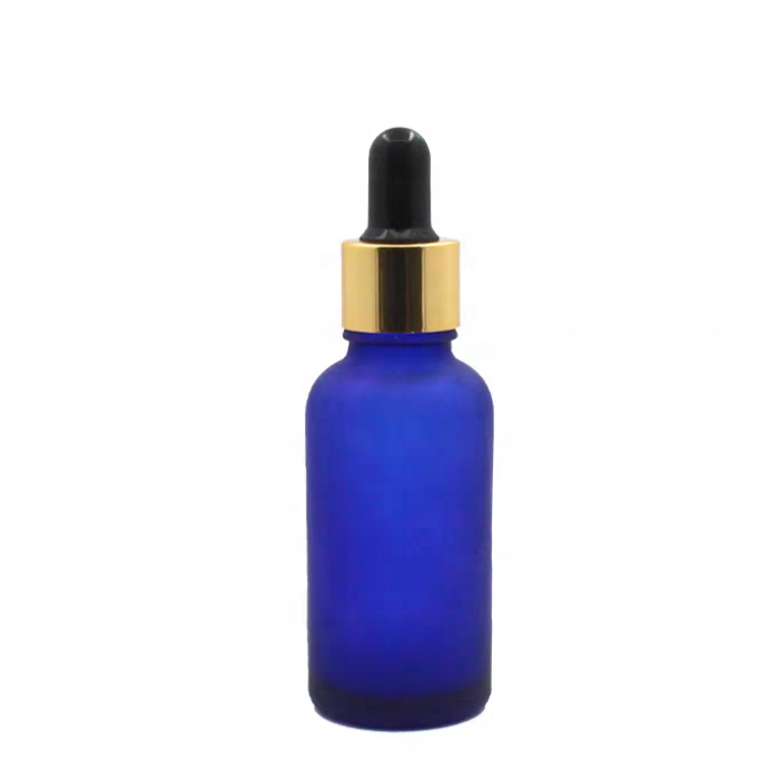 Blue Matte Essential Oil Glass Dropper Bottles 5ml 30ml 100ml Empty Serum Bottle Green Transparent Amber Dropper Bottle