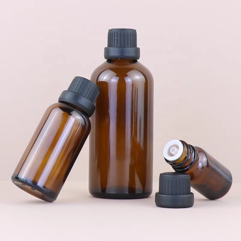 5ml 10ml 15ml 20ml 30ml 50ml 60ml 100ml Amber Matte Essential Oil Bottle Dropper Glass Bottle With Orifice Reducer Cap