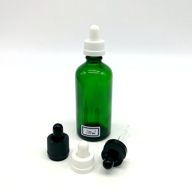 Industrial Wholesale Round Glass Essential Oil Bottle 5ml to 100ml Sizes With Seal and Dropper Pipette Hot Stamping Engraving