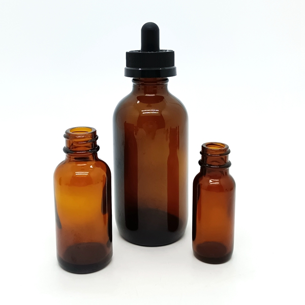 15ml 30ml 60ml 120ml Brown Boston Glass Bottle With Dropper 1 oz 2 oz 4 oz Amber Boston Round Glass Dropper Bottle