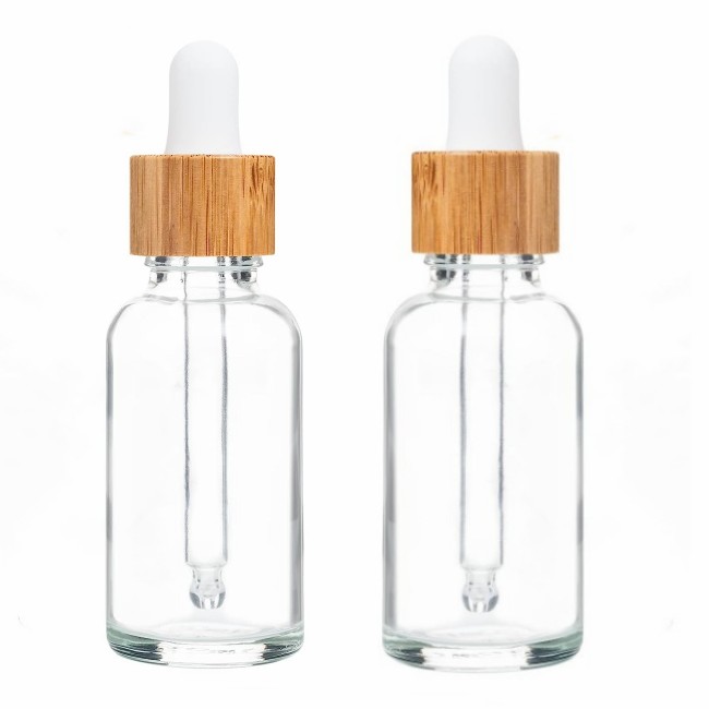 Wholesale Clear Transparent Empty Essential Oil Skin Care Massage Oil Glass Dropper Bottle 5ml 10ml 15ml 20ml 30ml 50ml 100ml