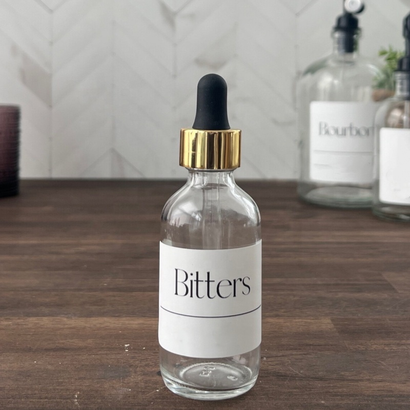 2-ounce Cocktail Apothecary Bottle With Dropper | Signature Cocktail Collection