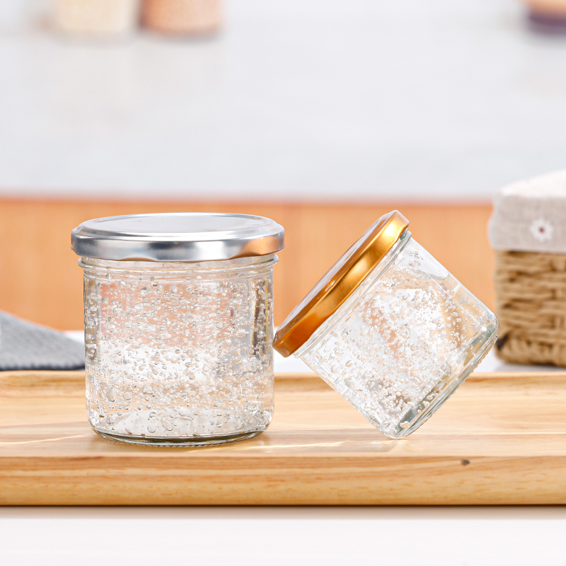 Stock Jam Bird's Nest Jelly Pickle Sauce Glass Jar 70ml 100ml 150ml 200ml 220ml 280ml 380ml With Tinplate Lid