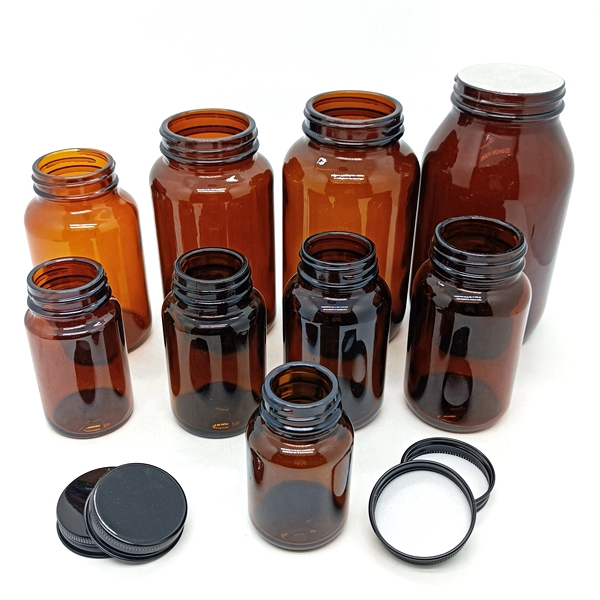 30ml 60ml 100ml 120ml Amber Clear Wide Mouth Capsules Pharmaceutical Glass Jar for Tablets