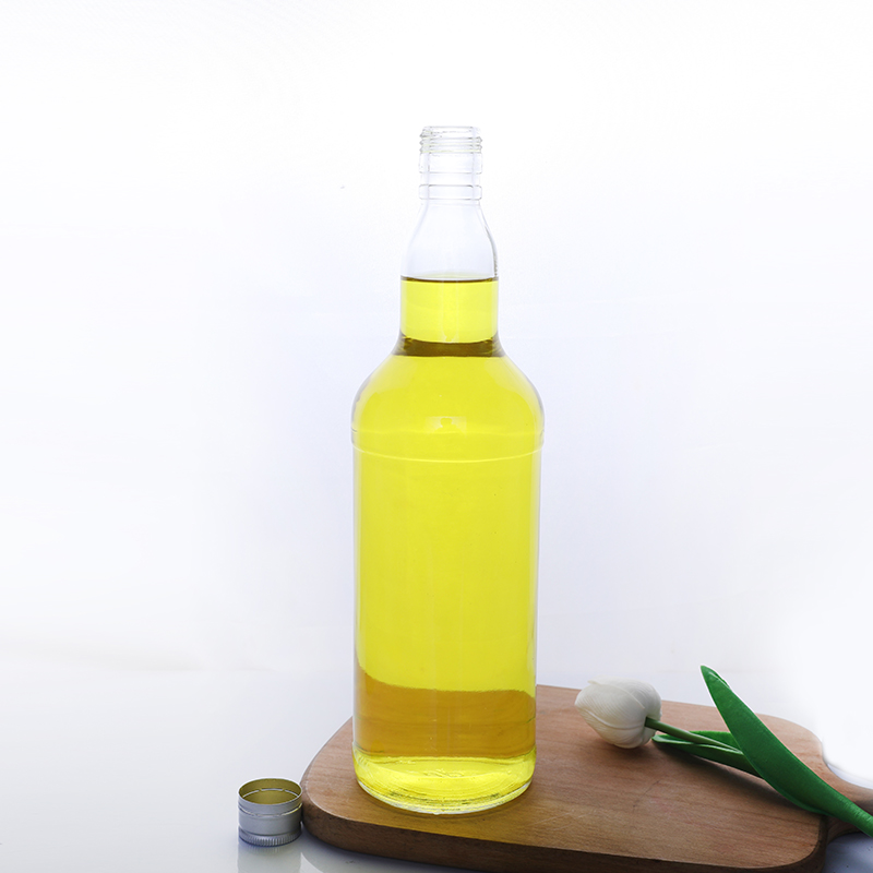 Recyclable Empty Custom Clear Empty Glass Alcohol Vodka Bottle 750 ML Liquor Bottles Brandy Whiskey Glass Bottles for Gin