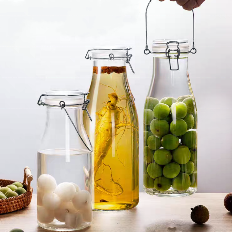 Wholesale Sealable Round Wine Bottles 500ml & 1000ml Easy Open Ends for Beverage Fruit Yogurt Screen Printing Water Diffuser Use