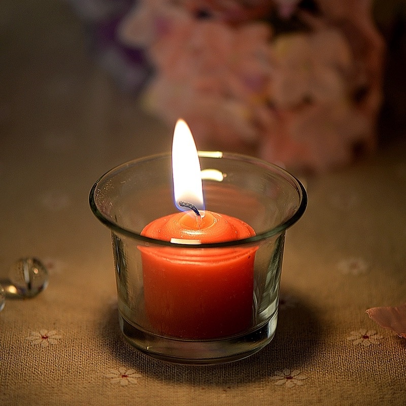 Clear Glass Votive Candle Holders Tealight Candle Holder Glass Candle Jars for Wedding Decoration
