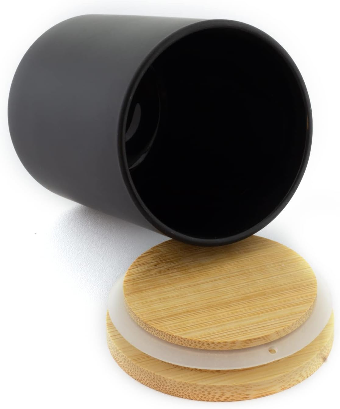 Black Candle Jars 8oz/10oz/13oz/20oz Black Candle Jars With Lid Glass Jar Glass Bottle