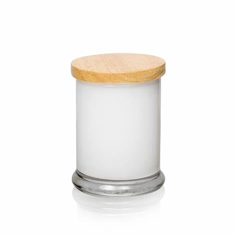 Custom Logo Scented Soy Candle Container 3oz 8oz 12oz 16oz Clear Libbey Status Jar With Flat Glass Lid