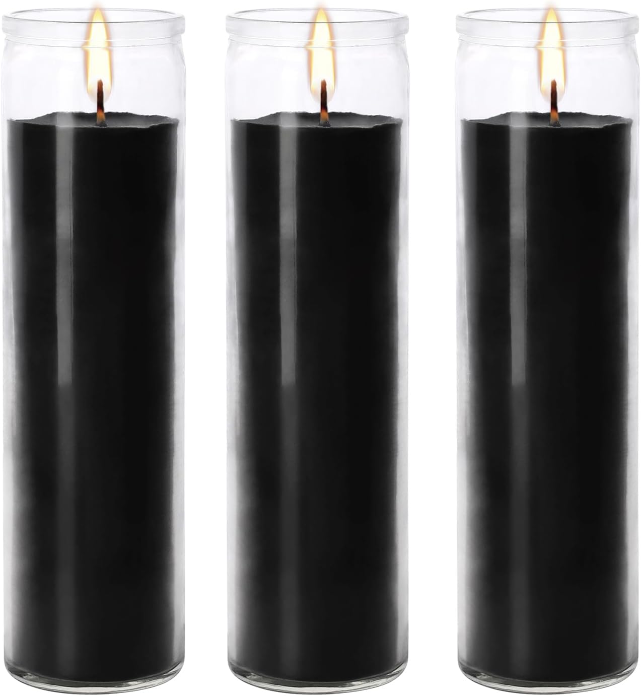 Wholesale Recyclable 7 Day Candles 8 Inches Glass Jar Religious Candles, Custom Religious Jar for Candle Making