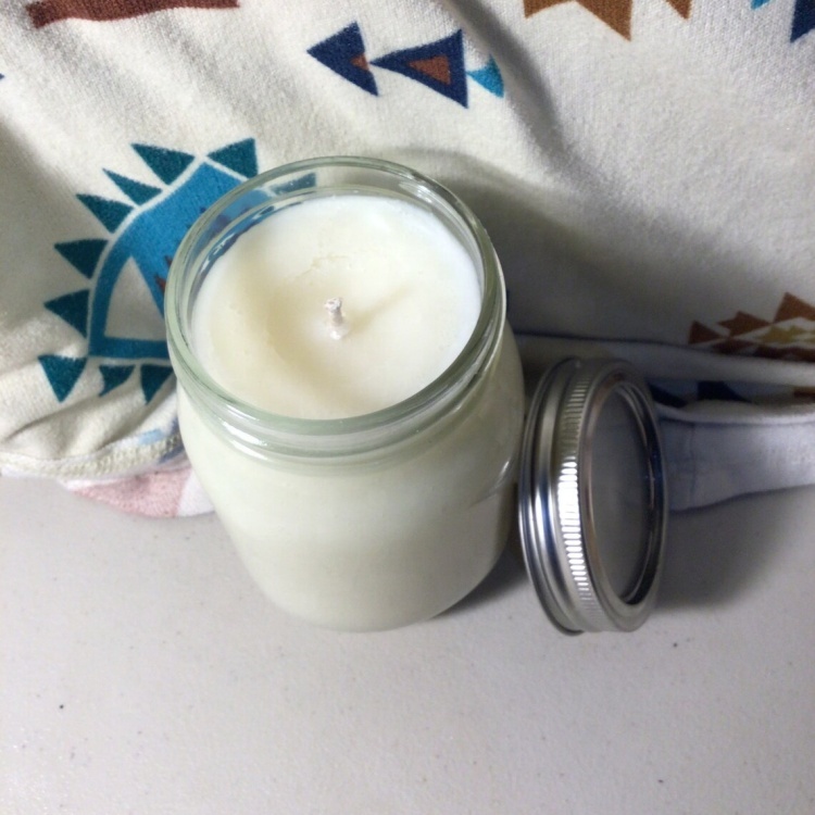 16oz Mason Jar Candle Homemade Glass Candle Holder with Lantern Style Durable and Elegant Vessel for Your Candles