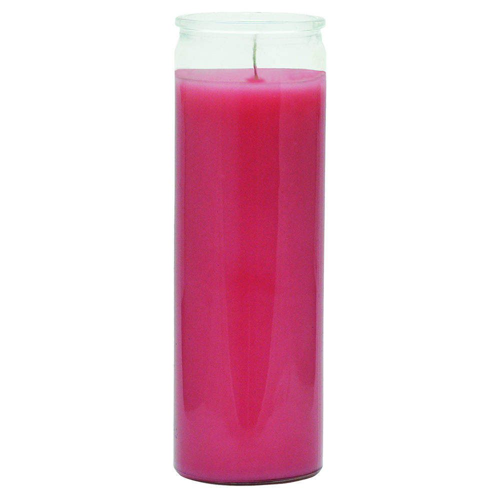 Custom Paraffin Wax 7 Day Glass Jar Candles Wholesale Recyclable Religious Prayer Candle Votive Church Candle Glass  Jar