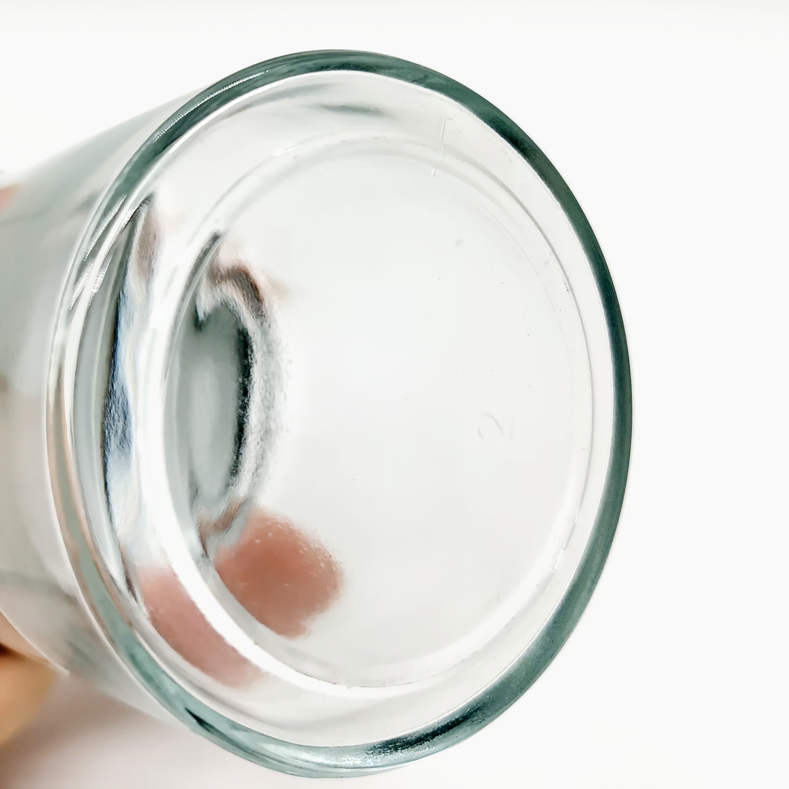 Recyclable Best-selling 8oz 9 oz 270ml Clear Straight Round Sided Glass Candle Jar With the Black Metal Lid