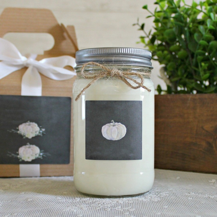 100% Soy Candles 8 oz  16 oz Mason Jar Minimalist All-Natural Candles Jars