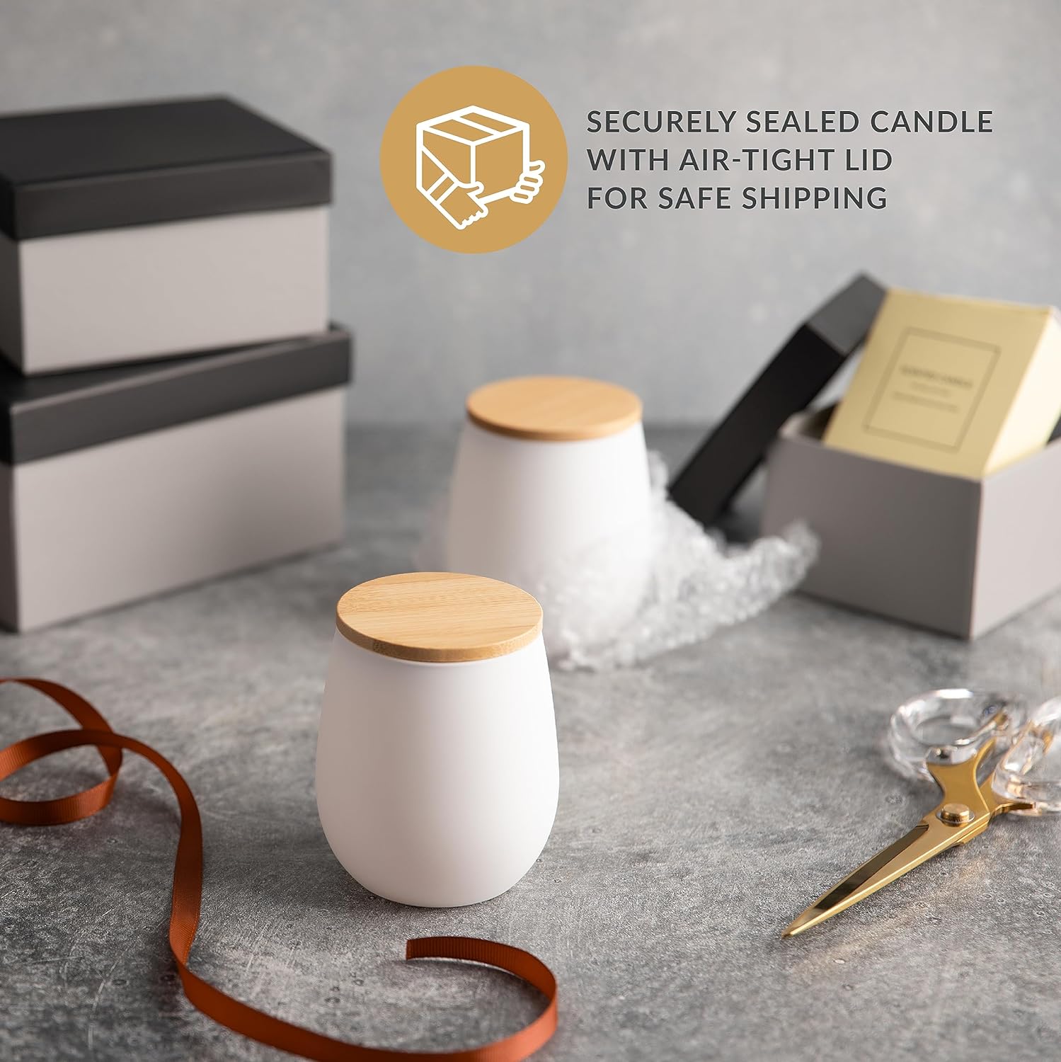 Luxury Premium Empty Glass Candle Containers 9oz 10oz 11oz Matte White Candle Jar With Wood Lid