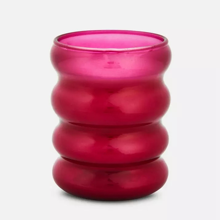 Recyclable Luxury Empty Scented  Bubble Jar Candle Container 8oz 10 Oz Candle 250ml 300 ml Glass Candle Jars With Lid