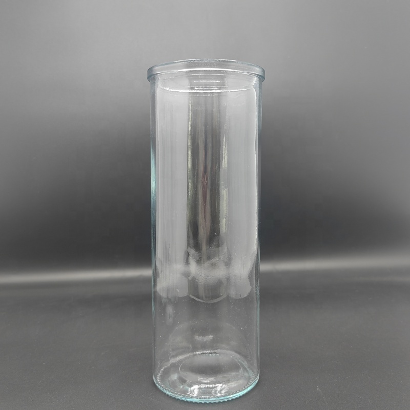 Wholesale Empty Religious Prayer Empty Tall Thin Graveyard Candles Jars for Religion 445ml