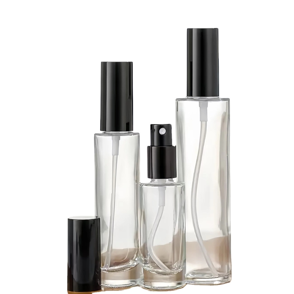 Wholesale 60/100//120/150/200/ml Glass Spray Bottle  With Fine Mist Sprayer  Cosmetic Packaging