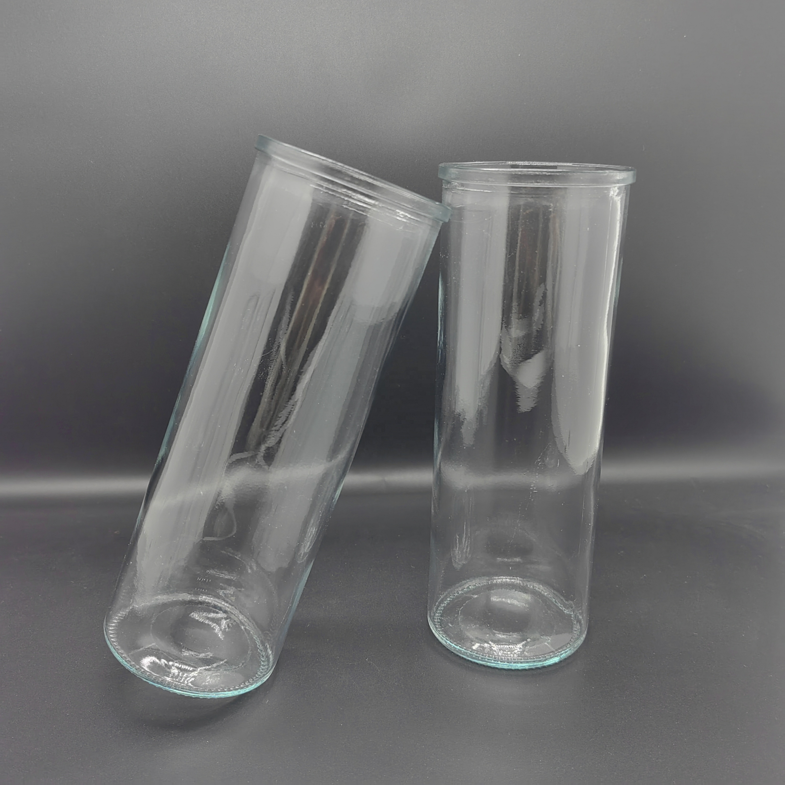 Tall Cylinder Glass Candle Jars Prayer Glass Craft in Bulk