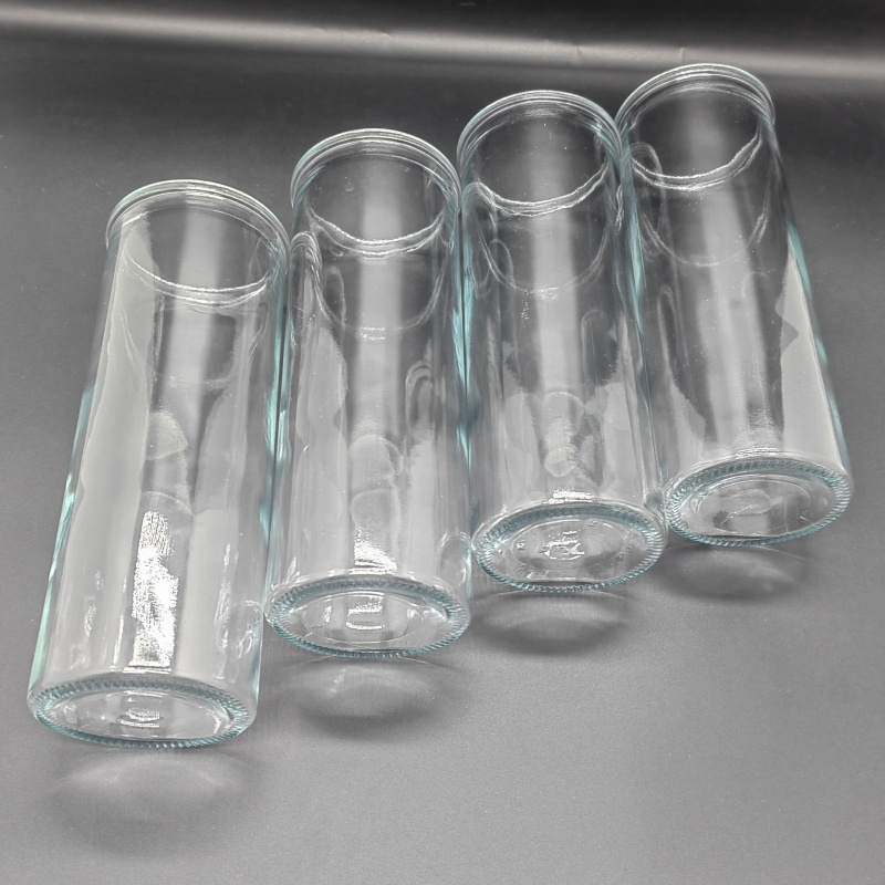 Stock Available Glass Candle Cylinder Holder Scented Candles in Glass Luxury for Home Table Decorations