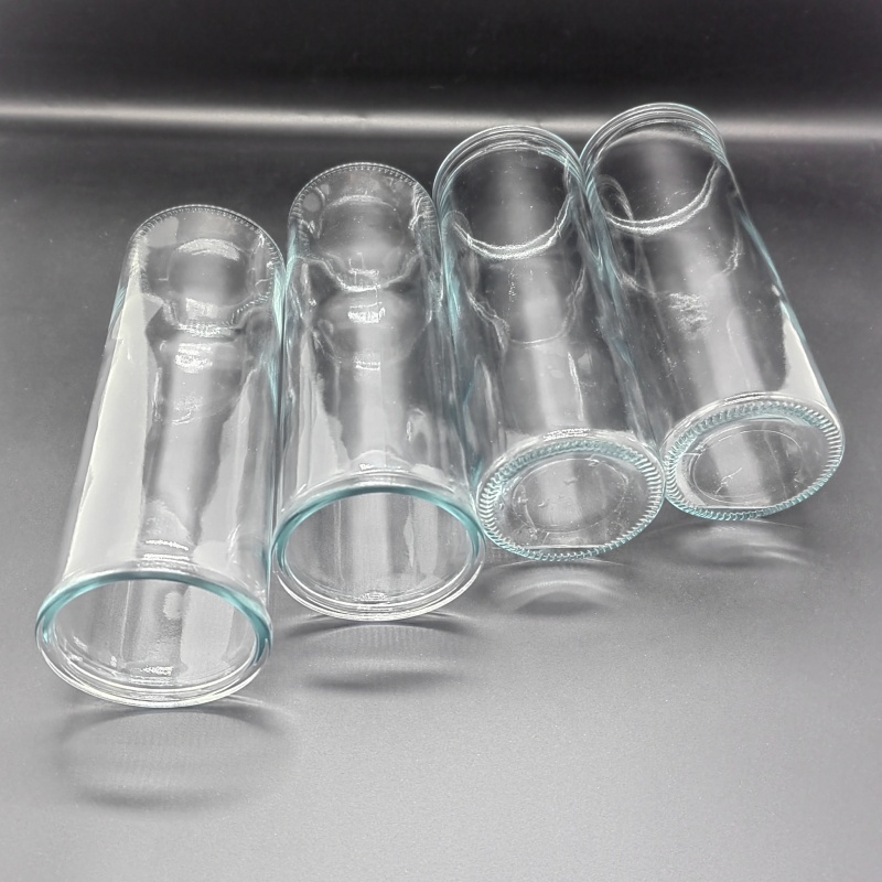 Glass Cylinder Jar Multifunction Straight Glasses for Candle Heat Resistant Glass Ware