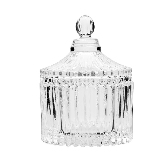 250g 4oz 8oz 16oz Amber Clear Luxury Empty Straight Sided Glass Candle Jar With Aluminum Metal Lids Factory Price Glass Bottle
