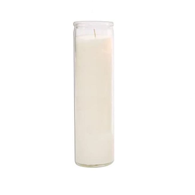 Candles 6 Pcs Unscented  Glass Container Candle, Premium Wax Candles Jar for Sanctuary