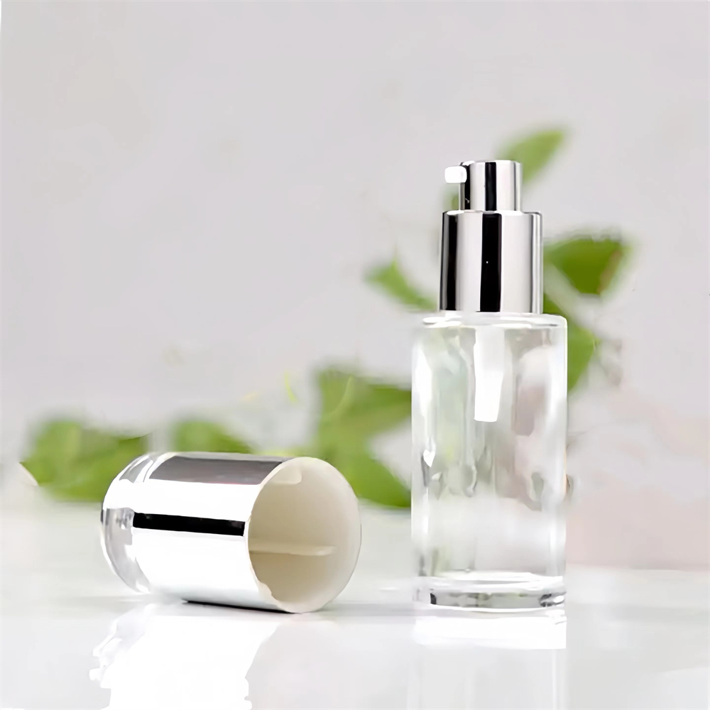 High Quality Customized Clear Glass Bottles Heavy-Duty Packaging for Hair BPA Oil Cosmetic Spray Dropper Lotion Pump Bottle