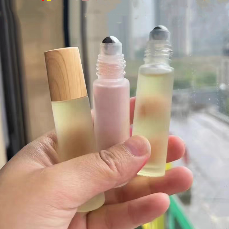 Factory Supply Customized Color Glass 3ml 4ml 6ml 10ml 20ml Roll on Bottles for Cosmetic Use
