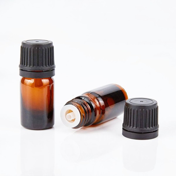 1oz 5ml 10ml 15ml 20ml 30ml 50ml Green Amber Glass Essential Oil Euro Dropper Bottle With Theft Proofing Cap and Insert Dropper