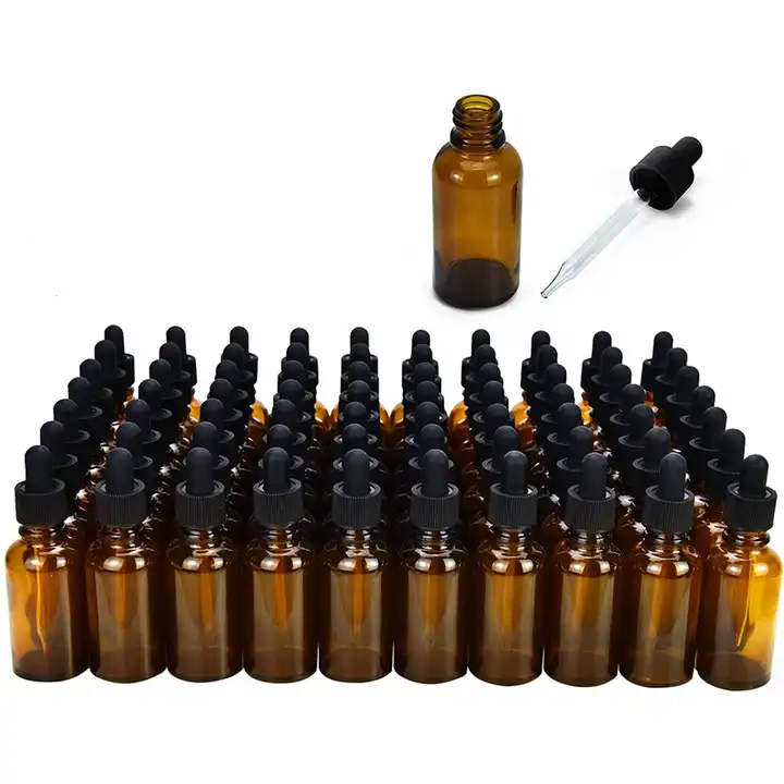 5ml 10ml 15ml 20ml 30ml 50ml 100ml Blue Amber Clear Green Glass Dropper Bottle Perfume Bottle With Gold Black Silver Dropper Top