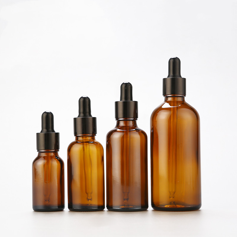 5ml 10ml 15ml 20ml 30ml 50ml 100ml Amber Glass Dropper Bottle Essential Oil Bottle