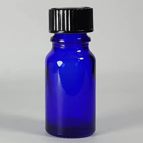 10ml (1/3 Oz) Glass Bottle Essential Oil Bottle With Lid. for Perfume, Aromatherapy, Lab Refillable Sample Vials