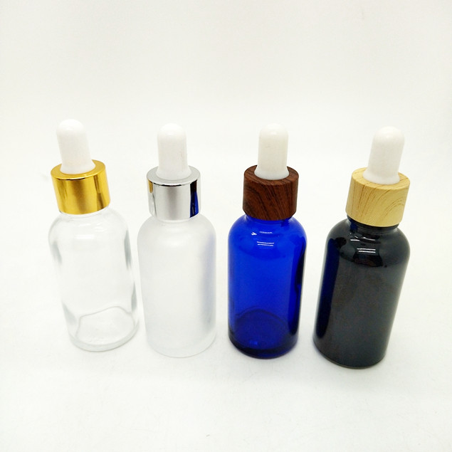 15ml 30ml 50ml clear Frosted Glass Dropper Bottle Essential Oil Bottle Wholesale
