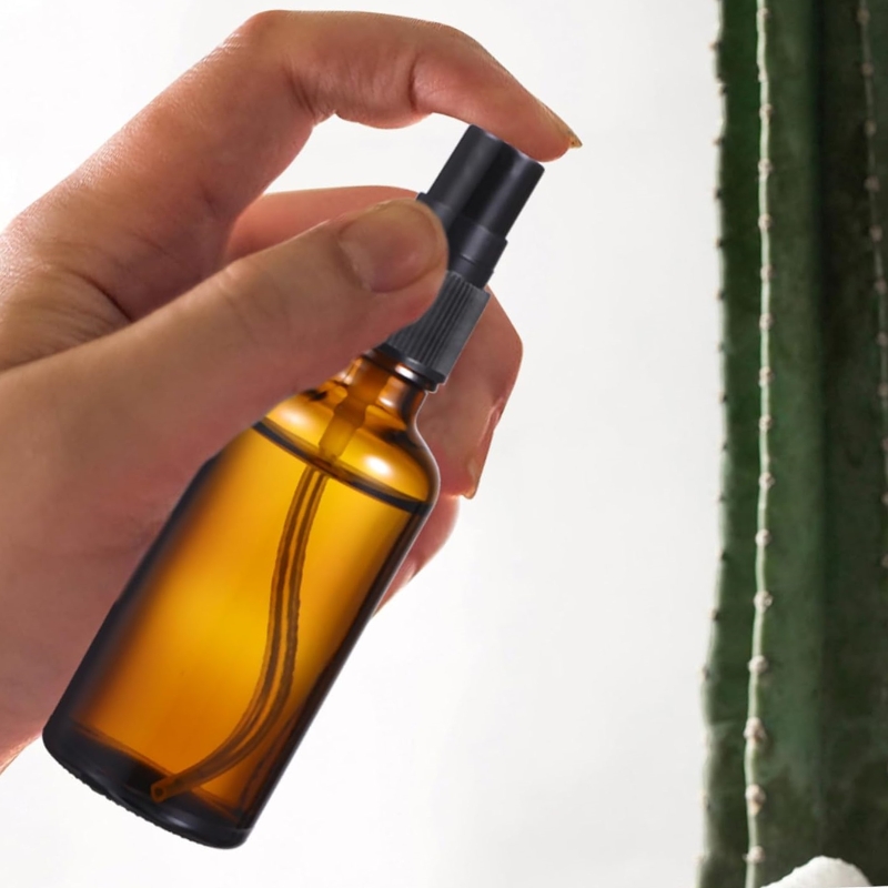 Amber Perfume Container 5ml 10ml 15ml 20ml 30 ml 50ml 100ml 200 ml Fine Mist Glass Spray Bottles for Essential Oil Perfume