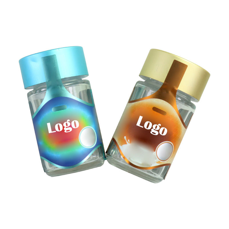 Cr Child Proof Baby Container With Custom Logo Labels Screw Air Tight Seal Smell Proof Storage Tube Jar