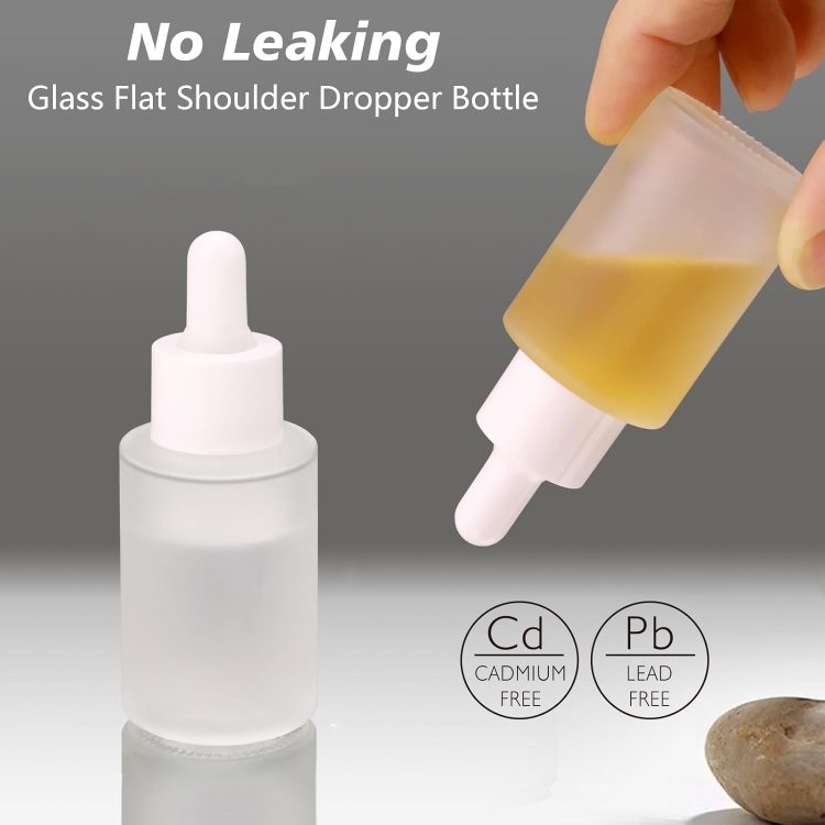 1 oz Small Glass Thick Dropper Pipette Bottles 30ml Leakproof Essential Oils Tincture Bottle Mini Travel Essentials Bottles