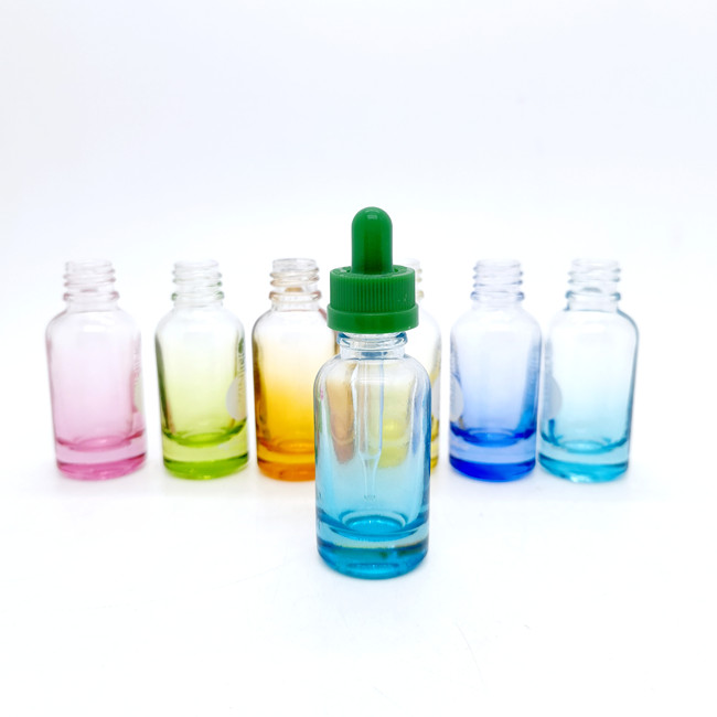 Perfume Luxury 5ml 10ml 15ml 20ml 30ml 50ml 100ml Colorful Amber Glass Dropper Bottles Customized Serum Bottle
