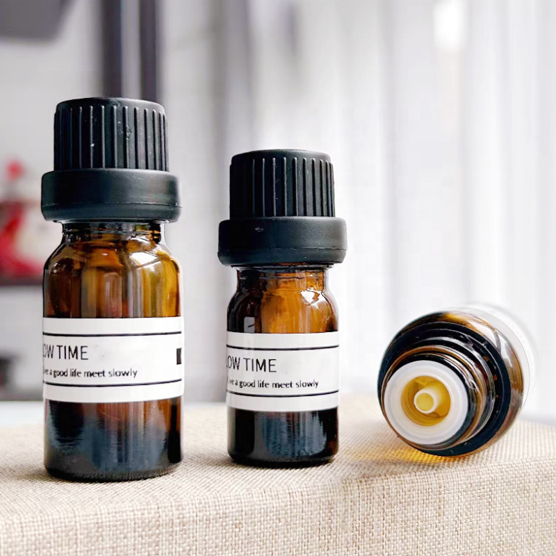 30ml 50ml 100ml Amber Dispenser Bottle With Orifice Reducer Cap 5ml 10ml 15ml Brown Glass Essential Oil Bottle Cosmetics Bottle