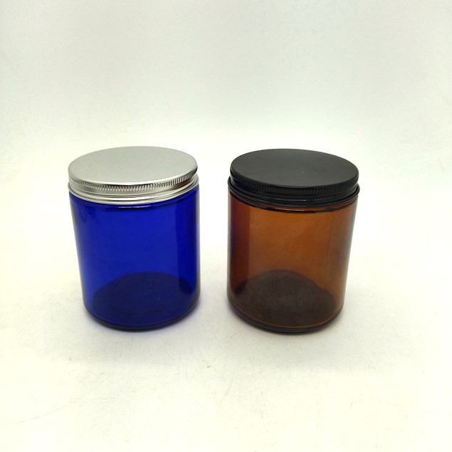 250 Ml Amber Candle Jar Aromatherapy Bottle 1000 Ml Brown Glass Storage Jar Straight Cylinder Soil Sampling Bottle