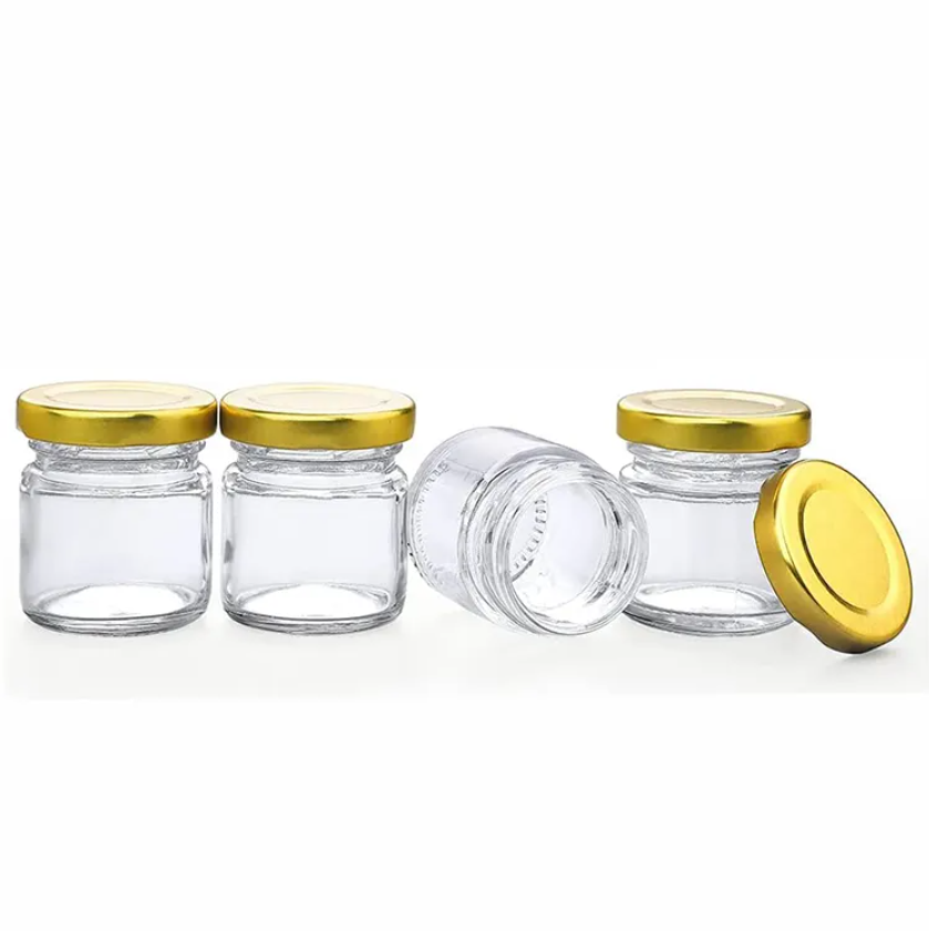 Affordable Quality 100 Ml 120 Ml 180 Ml 280 Ml 380 Ml 500 Ml Honey Jam Jars Round Glass Jars