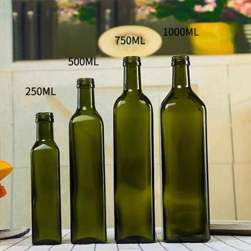 Olive Oil Favored by Customers Empty 100ml 150ml 250ml 500ml 750ml 1l Marasca Bulk Olive Oil Glass Bottles