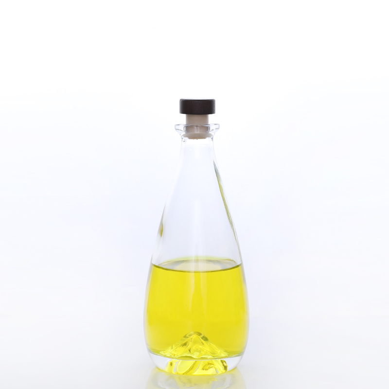 Recyclable Botella De Vidrio Luxury Crystal 375ml 500Ml 750Ml Empty Whiskey Glass Bottle Vodka Gin Liquor Clear Bottle Glass