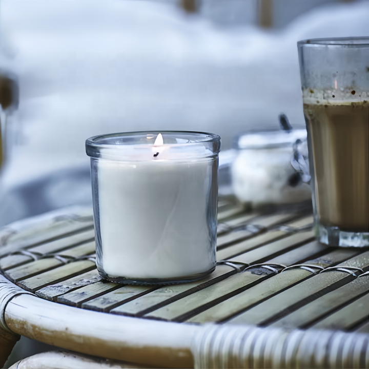 Wholesale Customized Luxury clear Empty Glass Candle Jars for Candle Making