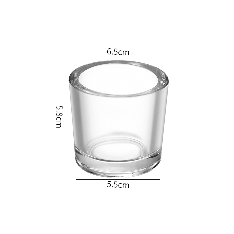 Best Selling Thick Candle Decoration Jars Glass Candle Jar Customized the Color of the Jar