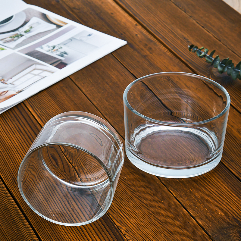 Glass Cup Aromatherapy Glass Candle Jar for Wedding Birthday Holiday Bar Bedroom Decoration